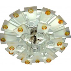 Светильник 1560 JCD9 Max35W G9 прозрачный-матовый -желтый, прозрачный 28432