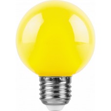 Лампа светодиодная LB-371 (3W) 230V E27 желтый  Шар для белт лайта G60 25904