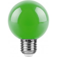 Лампа светодиодная LB-371 (3W) 230V E27 зеленый  Шар для белт лайта G60 25907