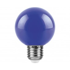 Лампа светодиодная LB-371 (3W) 230V E27 синий  Шар для белт лайта G60 25906