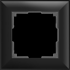 Рамка на 1 пост (черный матовый) / WL14-Frame-01 / W0012208 / W0012208 a051022