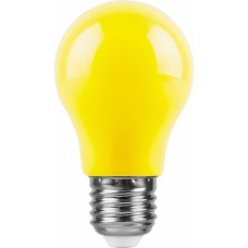 Лампа светодиодная LB-375 (3W) 230V E27 желтый для белт лайта A50 25921