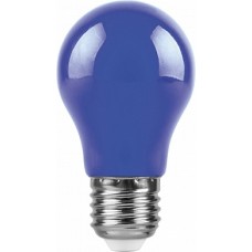 Лампа светодиодная LB-375 (3W) 230V E27 синий для белт лайта A50 25923