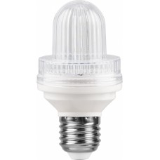 Лампа светодиодная LB-377 (2W) 230V E27 6400K лампа-строб прозрачный для белт лайта 25929