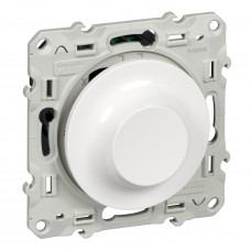 Odace Белый Светорегулятор LED поворотно-нажимной, универсальный 4-400 ВТ S52R512