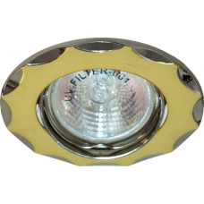 Светильник 703 MR16 50W G5.3 жемчужное золото-титан/ Pearl Gold-Nickel 15173