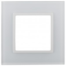 14-5101-01 ЭРА Рамка на 1 пост, стекло, Эра Elegance, белый+бел Б0059166