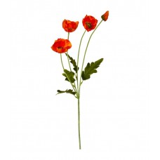 Цветок искусственный  Мак, 60см, красный 1083964