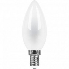 Лампа светодиодная LB-713 (11W) 230V E14 4000K филамент С35 матовая 38007