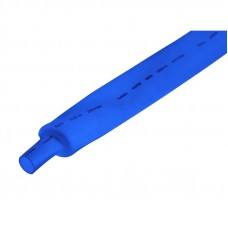 Термоусадочная трубка REXANT 25,0/12,5 мм, синяя, упаковка 10 шт. по 1 м 22-5006