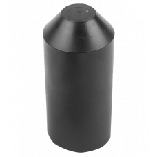 Термоусаживаемый колпак, (капа) 25,0/11,0 мм черный REXANT 48-1025