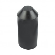 Термоусаживаемый колпак, (капа) 120,0/57,0 мм черный REXANT 48-1120