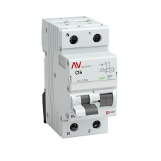 Дифференциальный автомат DVA-6 1P+N 10А (C) 100мА (AC) 6кА EKF AVERES rcbo6-1pn-10C-100-ac-av