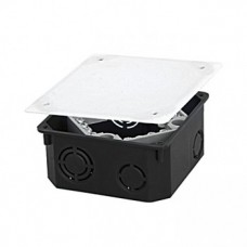 Коробка распаячная КМТ-010-022 для подштукатурного монтажа с клеммником и крышкой (107х107х50) EKF PROxima plc-kmt-010-022