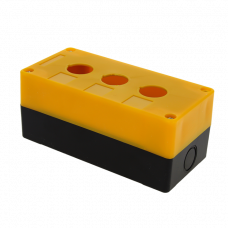 Корпус КП103 пластиковый 3 кнопки желтый EKF PROxima cpb-103-o