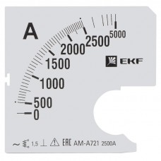 Шкала сменная для A721 80/5А-1,5 EKF PROxima s-a721-80
