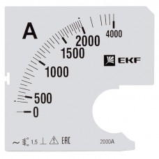 Шкала сменная для A961 2000/5А-1,5 EKF PROxima s-a961-2000