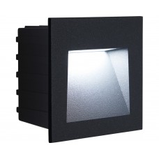 Светильник LN013 3W, 4000K, IP65, квадрат, черный 41161