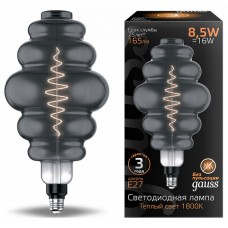 Лампа Gauss LED Filament Honeycomb GAUSS E27 8.5W Gray 165lm 1800K 161802005