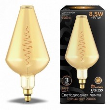 Лампа Gauss LED Filament Vase GAUSS E27 8.5W Amber 660lm 2000K 180802105