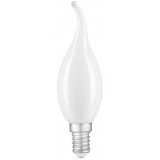 Лампа Gauss Filament Свеча на ветру 9W 590lm 3000К Е14 milky диммируемая LED 104201109-D