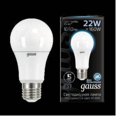 Лампа Gauss A70 22W 1640lm 6500K E27 LED 102502322